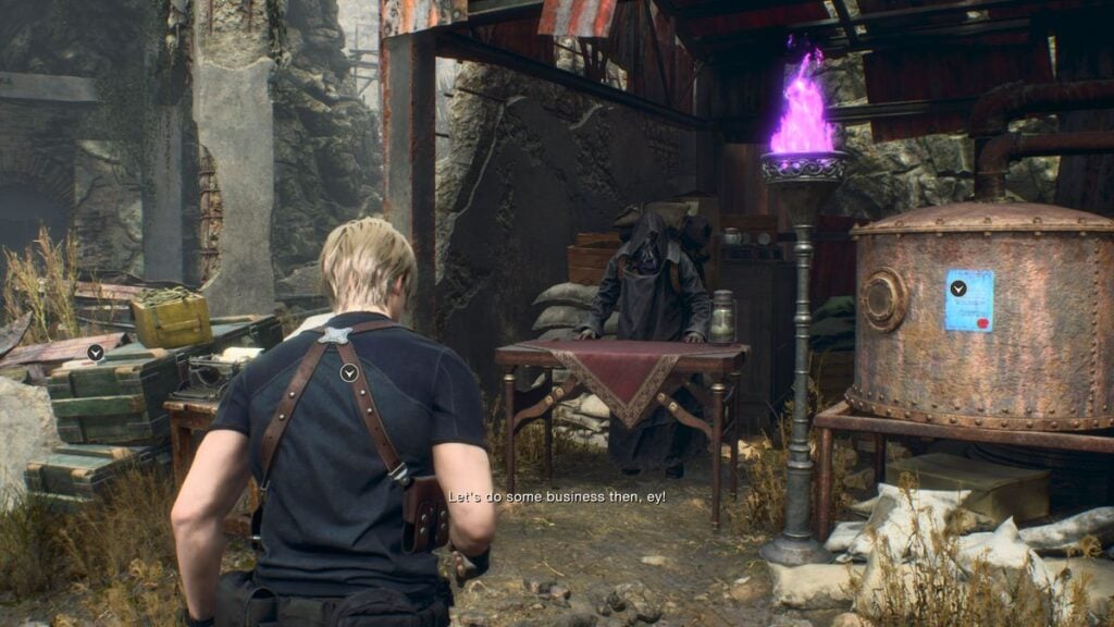 Merchant Resident Evil 4 Remake