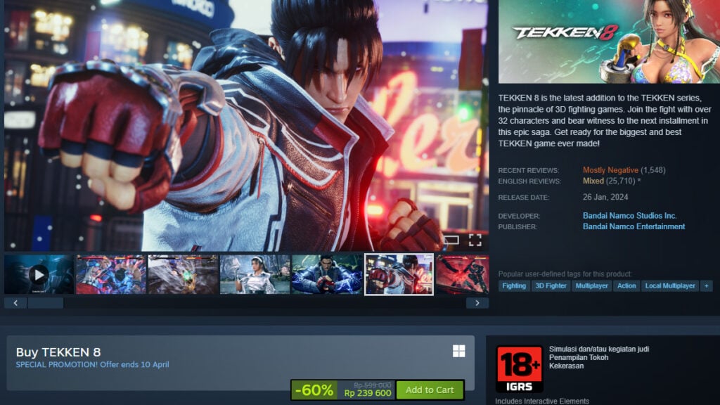 Steam kini integrasi rating IGRS