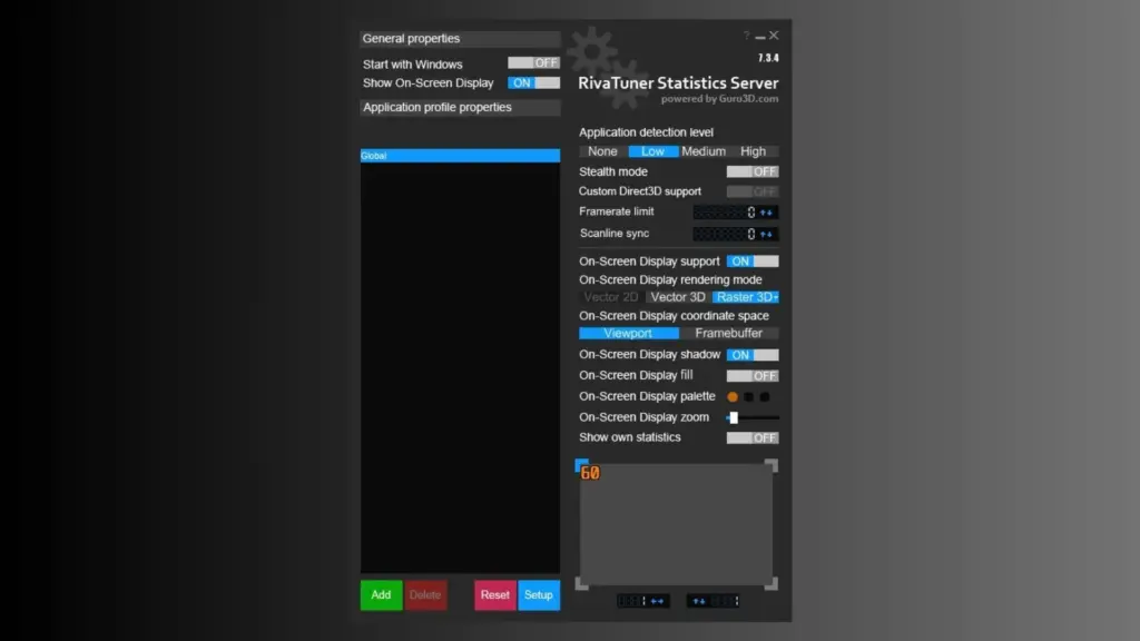RivaTuner Statistics Server