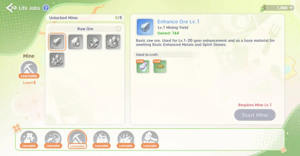 Panduan Life Jobs Ragnarok: The New World, Investasi Jangka Panjang untuk Karaktermu 7 Mine Ronw