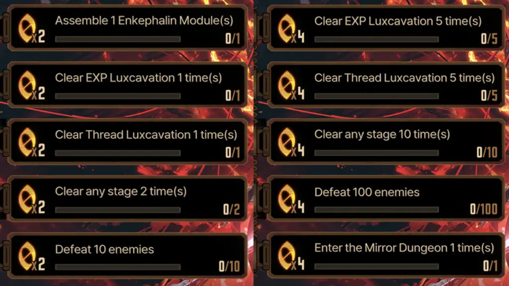 Daily Dan Weekly Reset Limbus Company 4