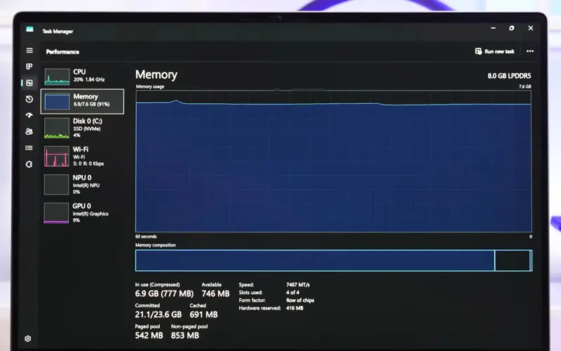 Ram 8gb Dengan Os Windows 11